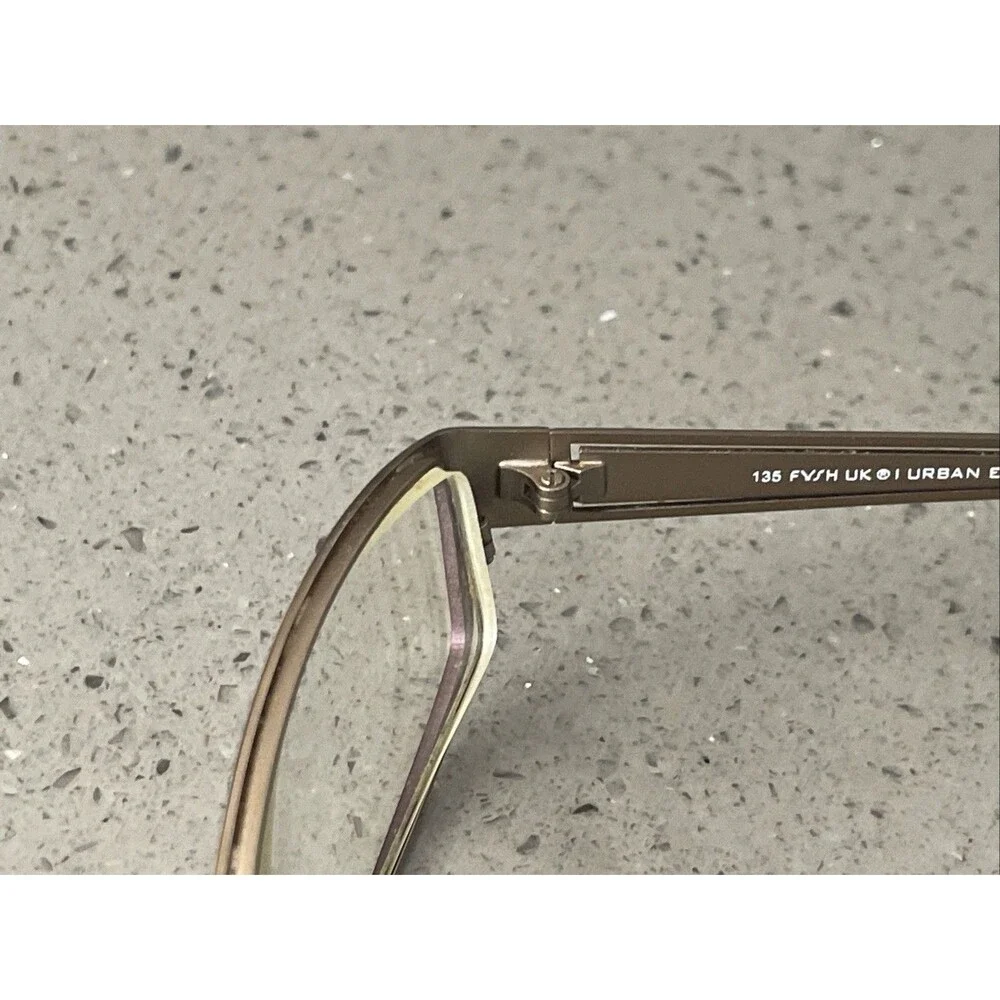 Fysh UK 3363 582 Eyeglasses Frames ONLY 51-15-135 Urban Eyewear Purple Gold